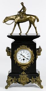 Chinese Mantel Clock with Horse