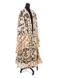 Edwardian Ivory Lace Jacket, 1900s-1910s