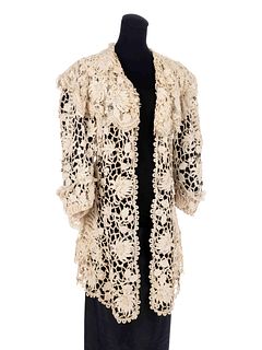 Edwardian Lace Jacket, 1900-10s