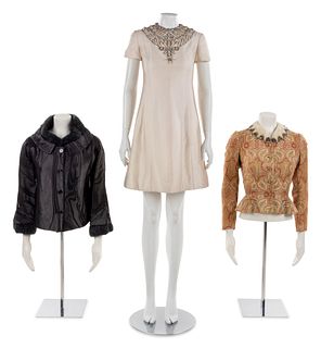 Three Designer Items: Adele Simpson, Hattie Carnegie, Nina Ricci, 1950s-2000s
