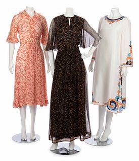 Three Vintage Summer Party Dresses, 1980-2000s