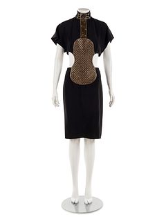 Chloe Violin Cut-out Black Dress, 2013 Reissue with Tags