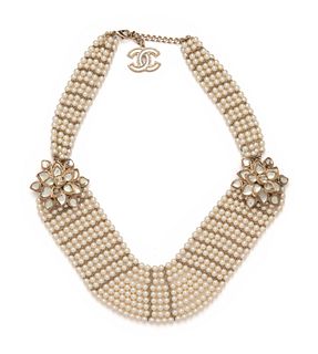 Chanel Nine Strand Faux Pearl Necklace, 2012