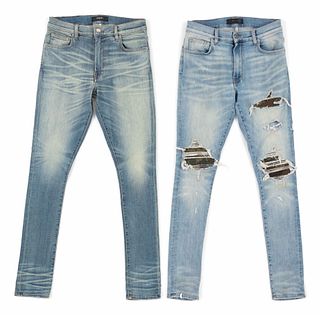 Two Pairs of Amiri Jeans, c.2017