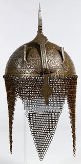 Indo-Persian Kulah-Khud Style Helmet