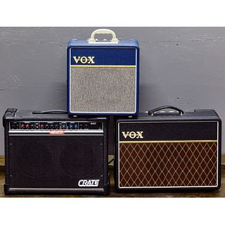 Vox and Crate Amplifier Assortment