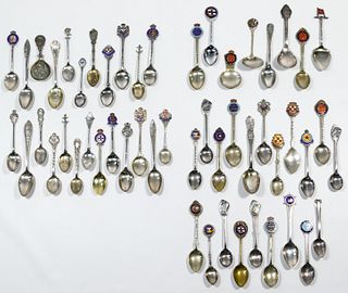 Nautical Mixed Silver Souvenir Spoon Assortment