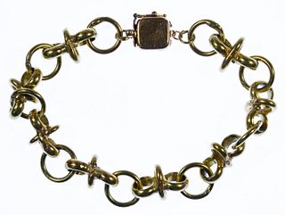 18k / 14k Gold Link Bracelet
