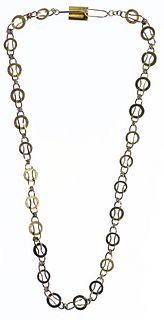 18k / 14k Gold Link Necklace