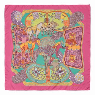 Two Hermes 90cm Silk Scarf, Carre 