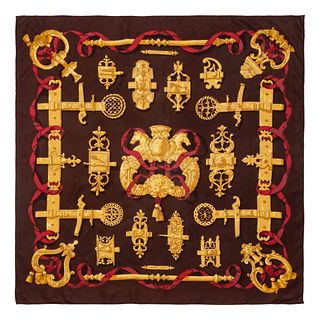 Two Hermes 90cm Silk Scarf, Carre 