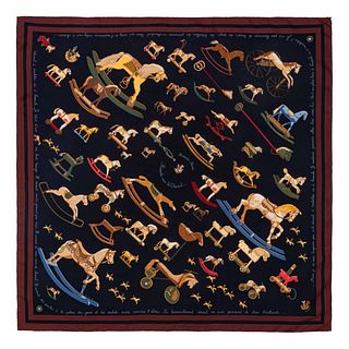 Two Hermes 90cm Silk Scarf, Carre