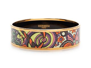 Hermes Enamel Bracelet, 2000-2010s