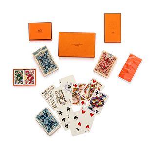 Three Boxes of Hermes Cards - One Vintage 