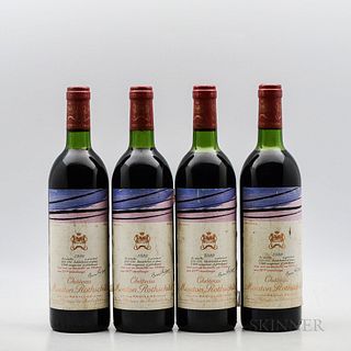 Chateau Mouton Rothschild 1980, 4 bottles