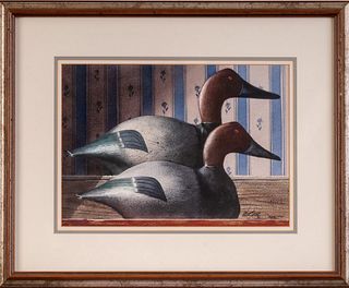Michael Weber. "A Pair of Canvasbacks," 1984
