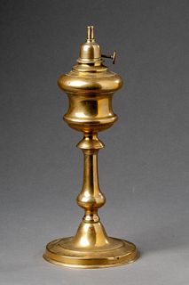 Brass Oil Lamp.