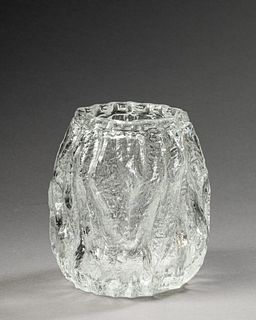 Austrian Art Glass Vase.