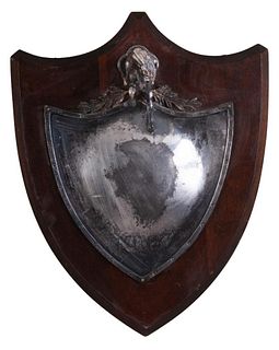 Silverplate Horse Trophy Plaque