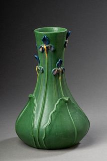 Ephraim Pottery Iris Vase.