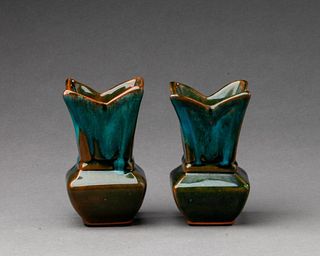 Pair of Arts & Crafts Pottery Vases.