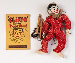Clippo The Clown Marionette.