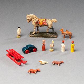 Group of Wooden Toys.