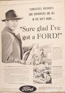 WW II Era Ford Poster.