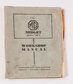 The MG Midget Series TD Workshop Manual.