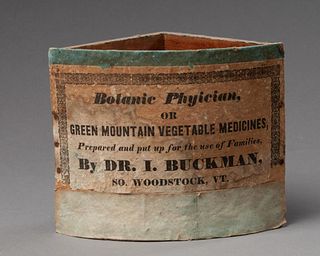 So. Woodstock, VT. Medicinal Box.