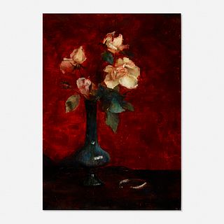 Edmund Tarbell, Untitled (still life with roses)