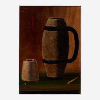 John Frederick Peto, Still Life with Mug and Matches