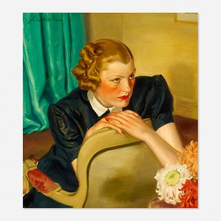 Rudolph Schabelitz, Portrait of a Blonde (Tatiana Liberman)