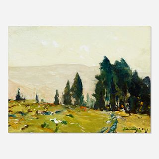 Chauncey Foster Ryder, Untitled (spring landscape)