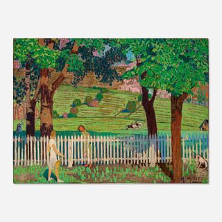 Mildred Bunting Miller, White Picket Fence