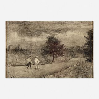 Harry Leith-Ross, Untitled (figures on a path)