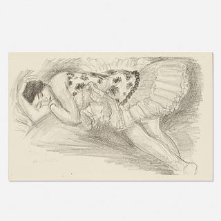 Henri Matisse, Danseuse endormie au divan (from Dix danseuses)