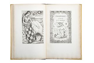 Swinburne, Algernon Charles. Pasiphaë. London: Cockerel Press, 1950.  Edición de 500 ejemplares numerados.