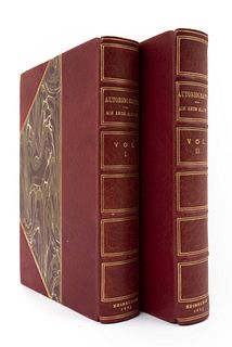 Alison, Archibald. Some Account of my Life and Writings: An Autobiography. Edinburgh - London, 1883. Piezas: 2