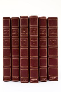 Bisset, Robert. The History of the Reign of George III... London, 1820. Tomos I - VI. Segunda edición. Piezas: 6.