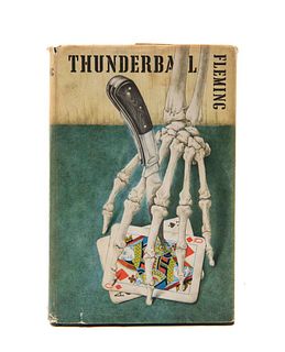 Flemming, Ian. Thunderball. London: Jonathan Cape, 1961. Primera edición. Conserva cubierta original.