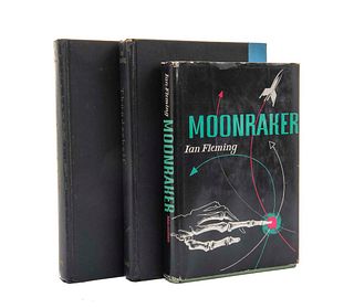 Ian Fleming. Moonraker/ Thunderball/ The Spy Who Loved Me. New York, 1955 / 1961 / 1962. 1eras ediciones americanas. Piezas: 3.