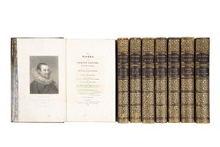 Spenser, Edmund. The Works. London: F. C. and Rivington, 1805. Tomos I - VIII. Piezas: 8.
