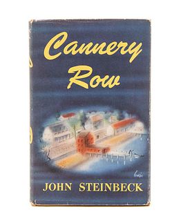 Steinbeck, John. Cannery Row. New York: The Viking Press, 1945. Primera edición. Conserva cuvierta original.