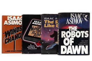 Asimov, Isaac. The Winds of Change and Other Stories / Murder at the ABA / The Stars, Like Dust / The Robots of Dawn. Piezas: 4.