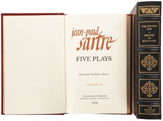 Beauvoir, Simone de / Sartre, Jean - Paul. The Second Sex / Five Plays. Pennsylvania, 1978 - 79. Firmados por el autor. Piezas: 2.