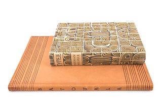 Libros Ilustrados por Miguel Covarrubias. Melville, Herman. Typee: A Romance of the South Seas / Maran, René. Batouala. Piezas: 2.