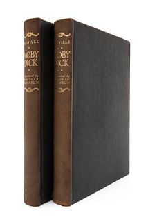 Melville, Herman. Moby Dick; or, The Whale. New York: The Limited Editions Club, 1943. Edición firmada por ilustrador. Piezas: 2.
