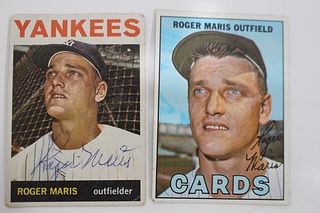 Group of 9 Roger Maris Baseball Cards