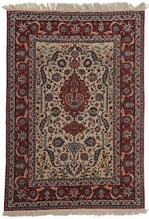 Finely Woven Isphahan Rug